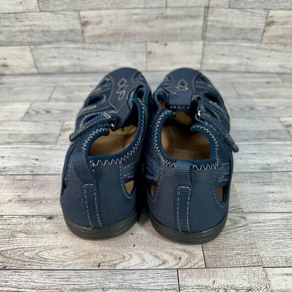 Earth Origins Shoes Womens Size 10 Navy Eliah Mary Jane Comfort Sandals Walking - Picture 4 of 15